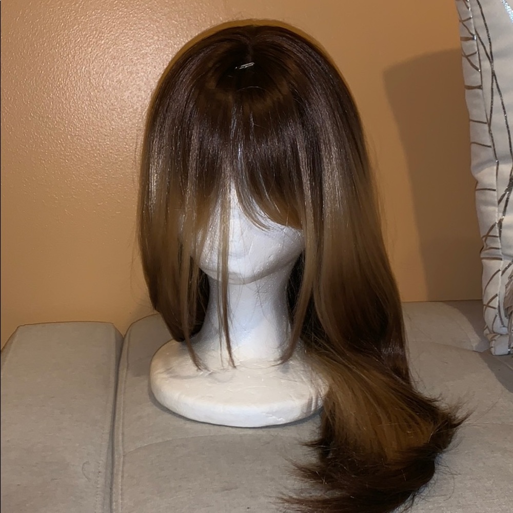 Ombré brown / blonde wig